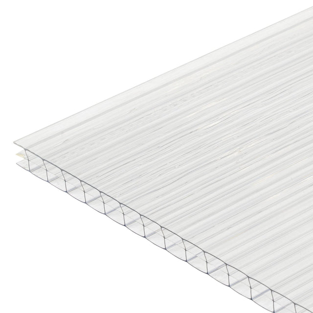 Trusted 16mm Clear Twinwall Polycarbonate Roofing Sheet - Trusted Building Supplies