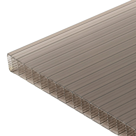 Trusted 25mm Bronze Multiwall Polycarbonate Roofing Sheet - Trusted Building Supplies