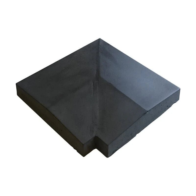 Twice Weathered Concrete Coping Stone Corner Return - Trusted Building Supplies