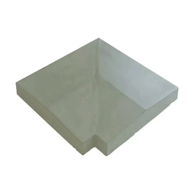 Twice Weathered Concrete Coping Stone Corner Return - Trusted Building Supplies