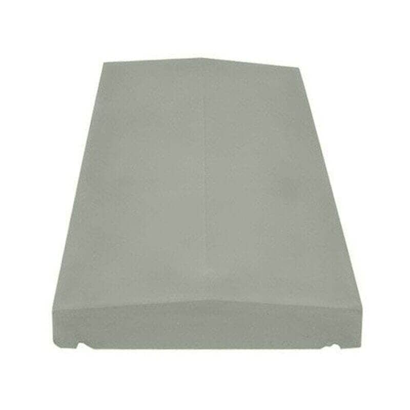 Twice Weathered Concrete Coping Stone Grey - 280mm x 600mm - Trusted Building Supplies