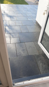 Westland Natural Brazilian Graphite Natural Slate Patio Paving Kit - 17.7m2 - Trusted Building Supplies