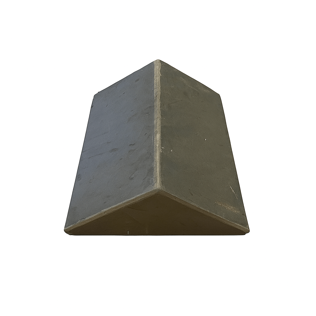 Westland Natural Brazilian Grey Green Natural Slate Block End Ridge Tile - Trusted Building Supplies