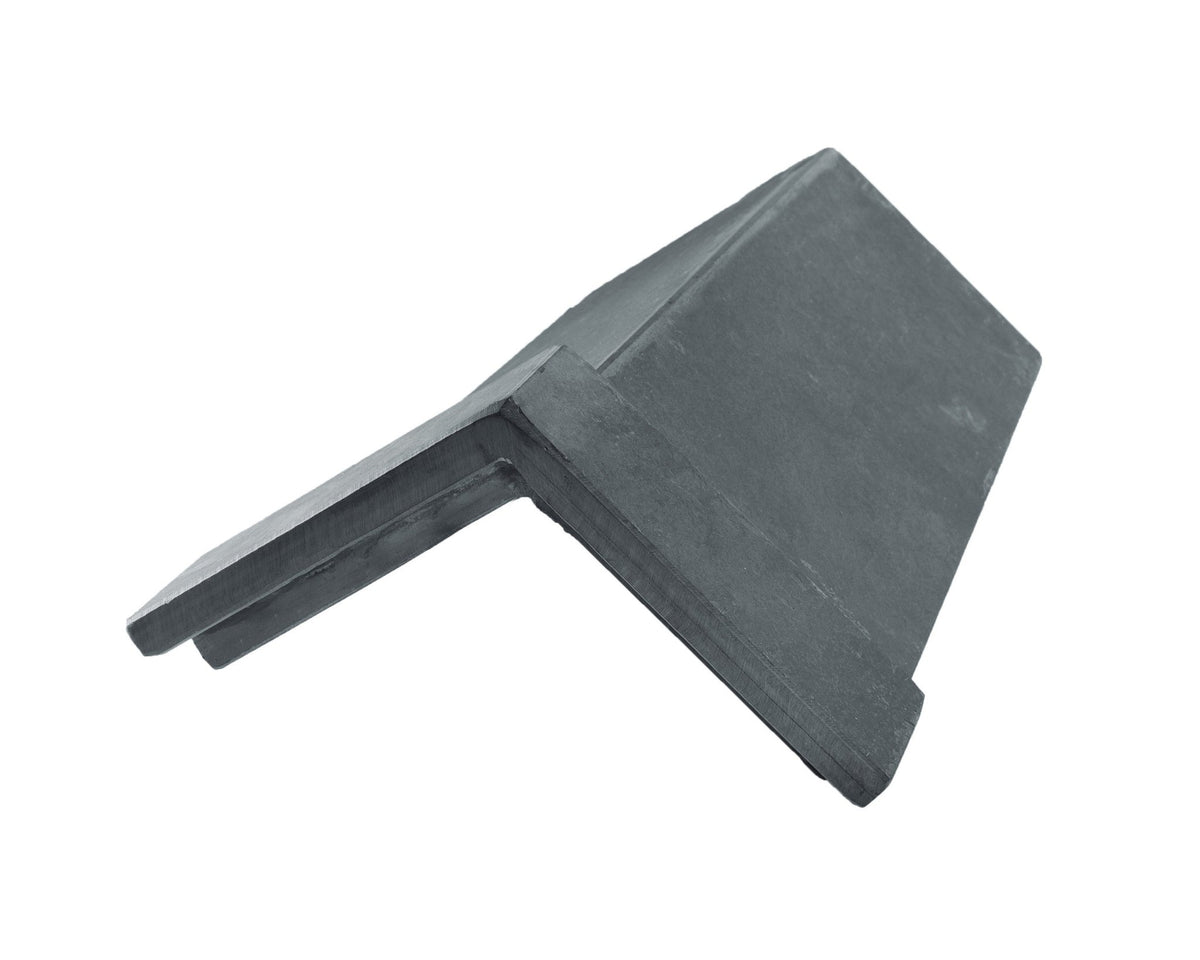 125 Angled Ridge Westland Brazilian Grey Green Capped Slate Ridge Tile – Trusted ...