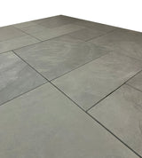 Westland Natural Brazilian Grey Green Natural Slate Patio Paving Kit - 17.7m2 - Trusted Building Supplies
