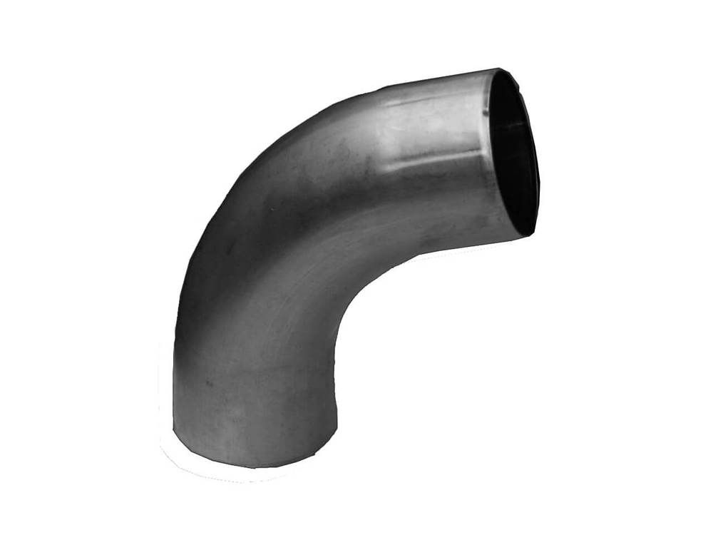 Zinc Gutta 80mm Round Natural Zinc Downpipe Bend - Trusted Building Supplies